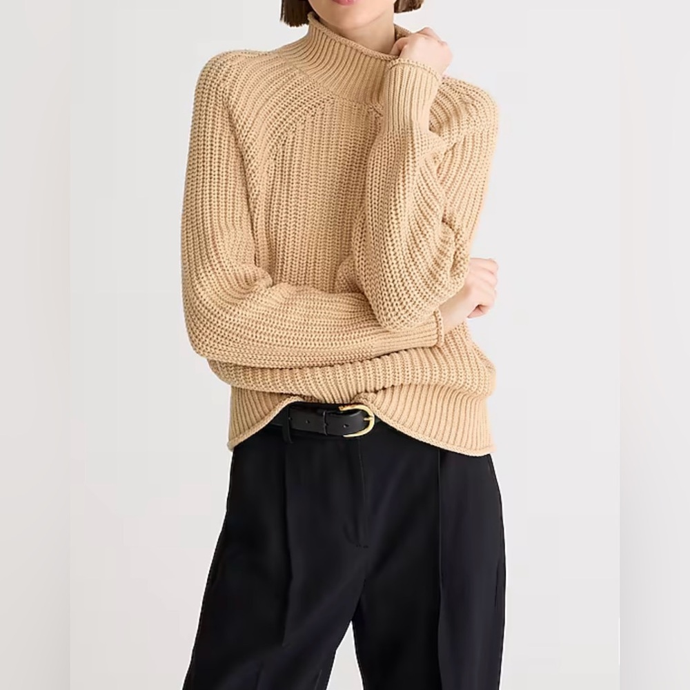 NWT J. Crew Relaxed Rollneck Sweater